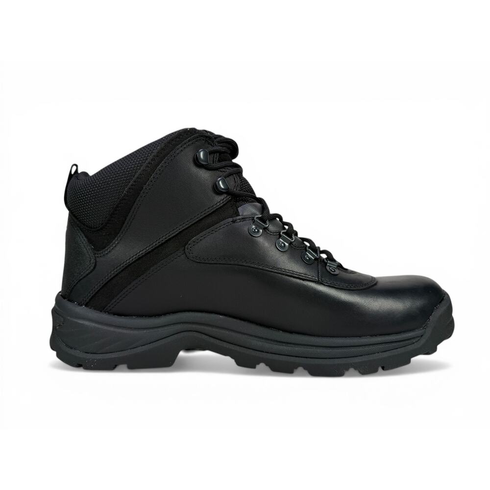 Timberland White Ledge Mid Hiking Boots Mens 12 Black Leather Waterproof Outdoor
